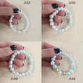 Load image into Gallery viewer, Faux pearl stretchy bracelets.
