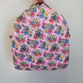 Load image into Gallery viewer, Pink grogu inspired mini backpack.