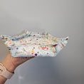Load image into Gallery viewer, Hexagon fabric pill tray with snaps.