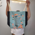 Load image into Gallery viewer, Reusable shopping tote done is better than perfect with long straps for shoulder carry.