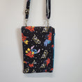 Load image into Gallery viewer, Beyond cool stitch in space cell phone crossbody bag.