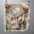 Load image into Gallery viewer, Back of the lady gardener bag showing other ladies and fairies, some in white frames.