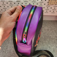 Load image into Gallery viewer, Rainbow zipper on the you are enough sling crossbody bag.
