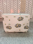 Load image into Gallery viewer, Porcupine flowers project bag zipper pouch.