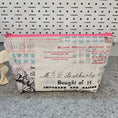 Load image into Gallery viewer, Quilted flat bottom zipper pouch make up bag.