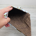 Load image into Gallery viewer, Brown interior of the don't feed the bears veggie steamer pocket.