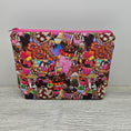 Load image into Gallery viewer, Magical disney treats and drinks zipper storage pouch with flat bottom.