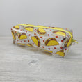 Load image into Gallery viewer, Clear taco pencil pouch.