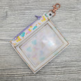 Load image into Gallery viewer, Slim disney inspired wallet with clear card slot for id.
