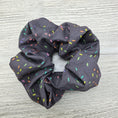 Load image into Gallery viewer, Rainbow sprinkles scrunchie.