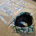 Load image into Gallery viewer, Dominoes drawstring bag.