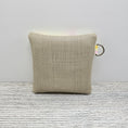 Load image into Gallery viewer, Mini accessory zipper pouch with d ring.