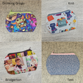 Load image into Gallery viewer, Assorted mini zipper pouches.