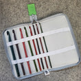 Load image into Gallery viewer, Crochet hook organizer case for standard set of crochet hooks.