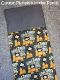 Load image into Gallery viewer, Cutest pumpkin in the patch halloween pillowcase.
