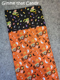 Load image into Gallery viewer, Gimme that candy halloween pillowcase for trick-or-treating.