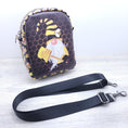 Load image into Gallery viewer, Honey bee gnome sling bag with detachable strap.