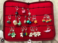 Load image into Gallery viewer, Original stitch marker organizer red customer photo.