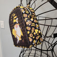 Load image into Gallery viewer, Side of honey bee gnome sling bag.