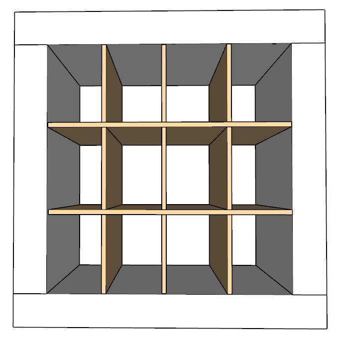 12 Cubby Cube Insert for Cube Storage Shelves-fun stuff-The Steady Hand