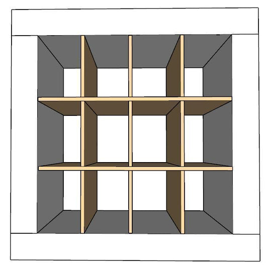 12 Cubby Cube Insert for Cube Storage Shelves-fun stuff-The Steady Hand
