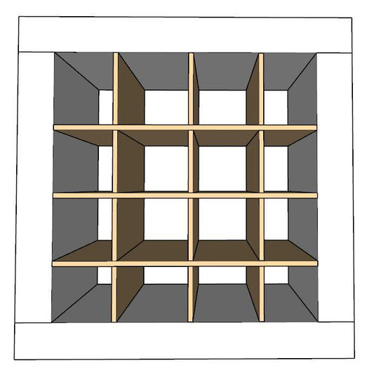 16 Cubby Cube Insert for Cube Storage Shelves-fun stuff-The Steady Hand