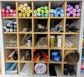 Load image into Gallery viewer, 25 Cubby Cube Insert for Cube Storage Shelves organizing art supplies-The Steady Hand