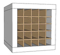 Load image into Gallery viewer, 25 Cubby Cube Insert for Cube Storage Shelves-fun stuff-The Steady Hand