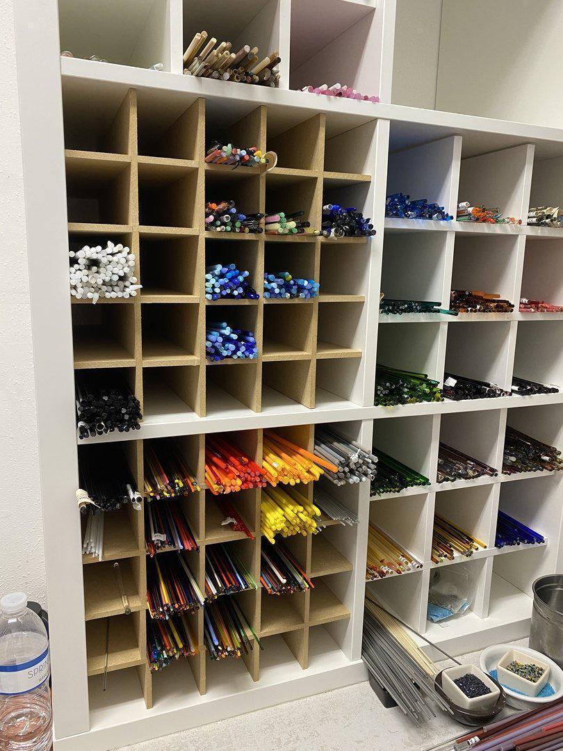 25 Cubby Cube Insert for Cube Storage Shelves organizing glass rods-The Steady Hand