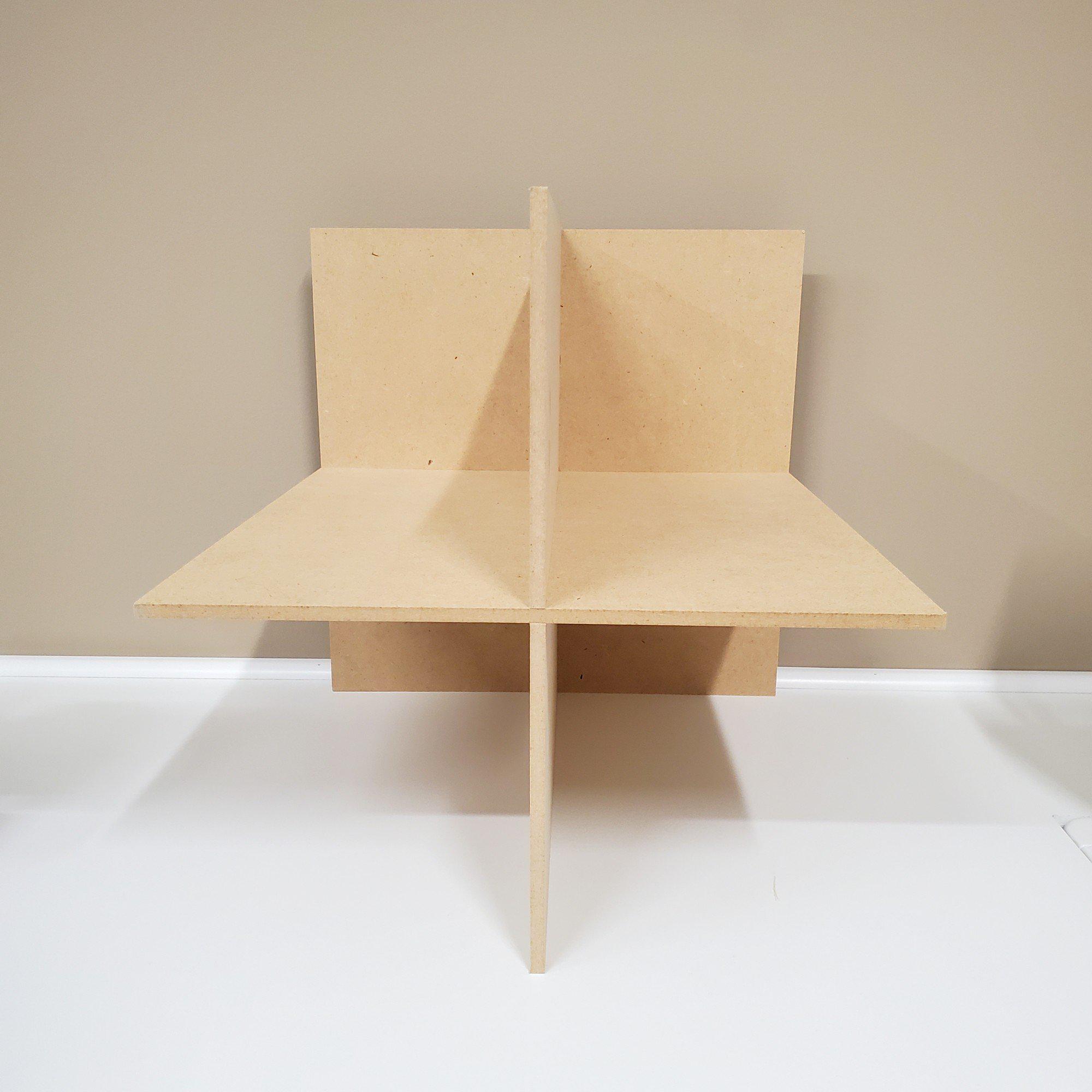 4 Cubby Cube Insert for Cube Storage Shelves-The Steady Hand