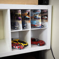 Load image into Gallery viewer, 4 Cubby Cube Insert for Cube Storage Shelves, Unfinished or White-The Steady Hand