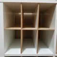 Load image into Gallery viewer, 6 Cubby Cube Insert for Cube Storage Shelves-unfinished-The Steady Hand