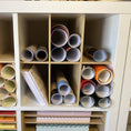 Load image into Gallery viewer, 6 Cubby Cube Insert for Cube Storage Shelves, unfinished, storing rolls of vinyl-The Steady Hand