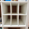 Load image into Gallery viewer, 6 Cubby Cube Insert for Cube Storage Shelves, White-The Steady Hand