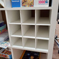 Load image into Gallery viewer, 9 Cubby Cube Insert for Cube Storage Shelves, Unfinished or White-The Steady Hand