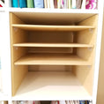 Load image into Gallery viewer, Adjustable Cubby Organizer Cube Insert for Cube Storage Shelves The Steady Hand
