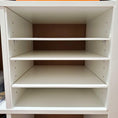 Load image into Gallery viewer, Adjustable Shelf Organizer Cube Insert for Cube Storage Shelves, Unfinished & White-The Steady Hand