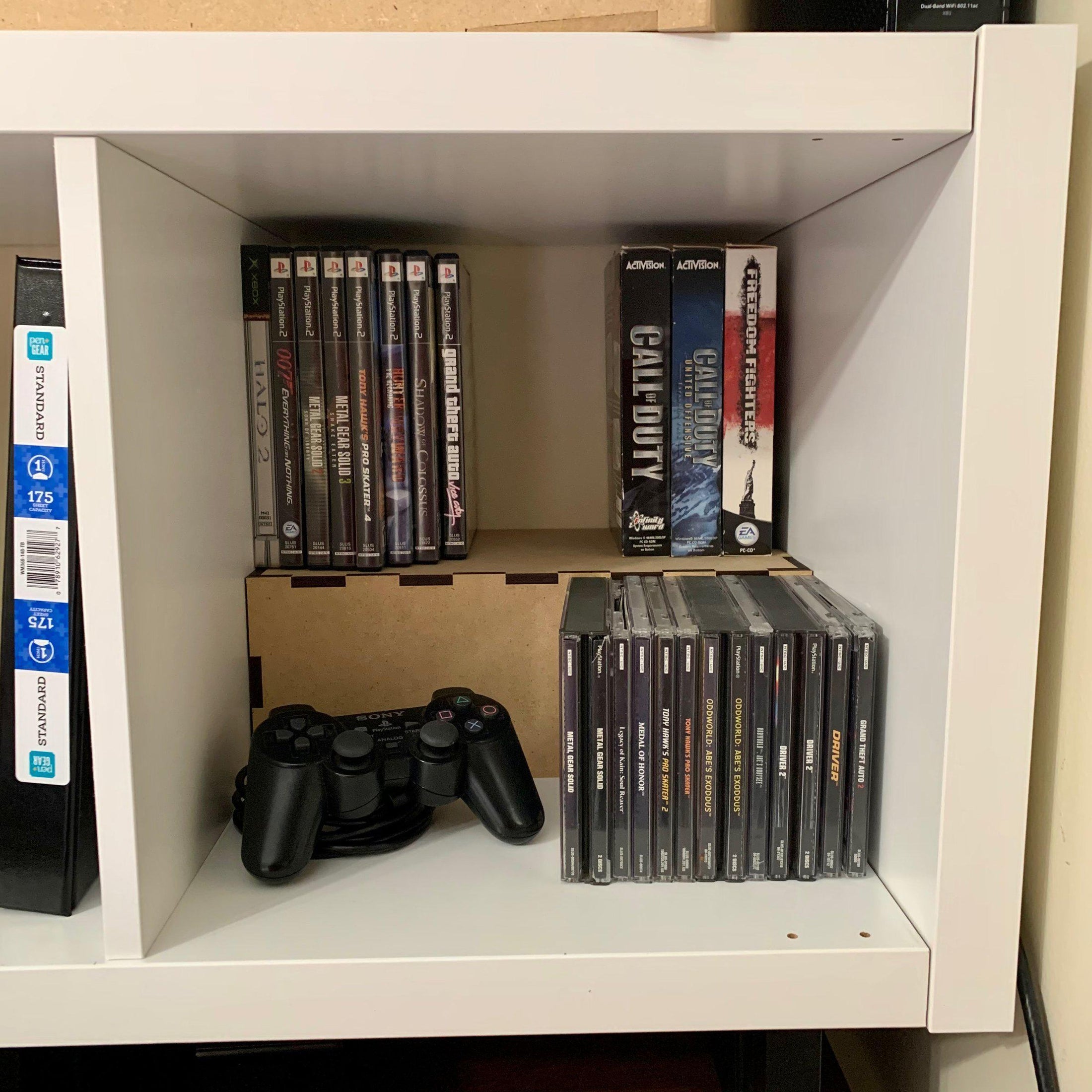 DVD Display Shelf Insert for IKEA Kallax-The Steady Hand