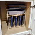 Load image into Gallery viewer, Kitchen Cabinet Baking Pan Storage Organizer-The Steady Hand