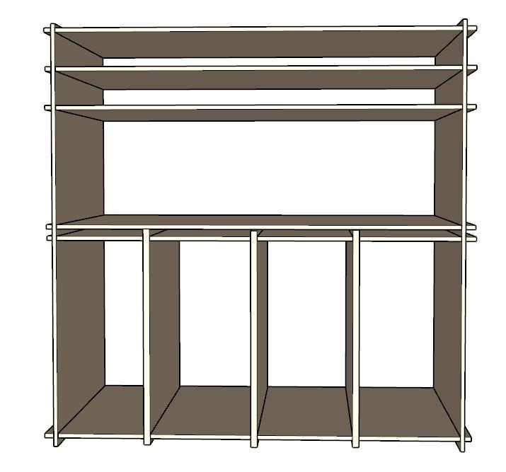 Kitchen Cabinet Baking Pan Storage Organizer-The Steady Hand