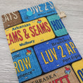 Load image into Gallery viewer, Quilting License Plates Eyeglass Case with Snap Closure-The Steady Hand