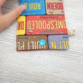Load image into Gallery viewer, Quilting License Plates Eyeglass Case with Snap Closure-The Steady Hand