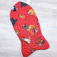 Load image into Gallery viewer, Rescued and Loved Fish Shaped Holiday Stocking-The Steady Hand
