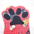 Load image into Gallery viewer, Rescued and Loved Paw Print Holiday Stocking-The Steady Hand