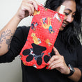 Load image into Gallery viewer, Rescued and Loved Paw Print Holiday Stocking-The Steady Hand