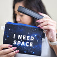 Load image into Gallery viewer, Small Flat Zipper Pouch I Need Space-The Steady Hand