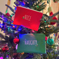 Load image into Gallery viewer, Small Zipper Pouch Christmas Naughty or Nice-The Steady Hand