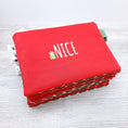 Load image into Gallery viewer, Small Zipper Pouch Christmas Naughty or Nice-The Steady Hand