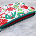 Load image into Gallery viewer, Small Zipper Pouch Ugly Christmas Sweaters-The Steady Hand