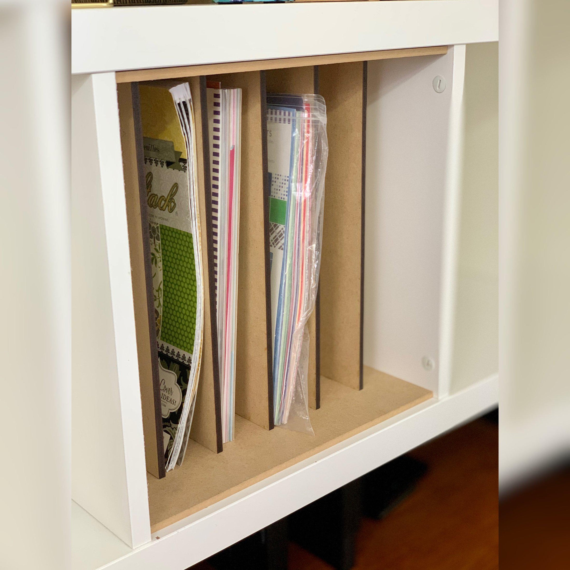 Vertical Divider Insert for Kallax Cube Shelving-The Steady Hand